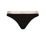 Dámské tanga 162468-8A214 černá – Emporio Armani