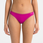 Dámské tanga QF1666E-BXW tmavě růžová – Calvin Klein