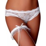 Elegantní podvazek Garter White 2293