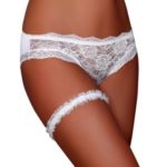 Elegantní podvazek Garter White 8368