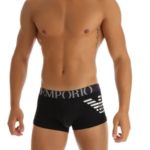 Pánské boxerky 111866-8A745 černá – Emporio Armani