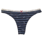 Dámské tanga OU29 modré s proužky – Tommy Hilfiger