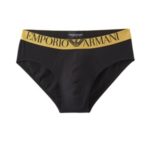 Pánské slipy 110814-8A595 černá – Emporio Armani