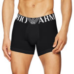 Boxerky 110818 CC716 00020 černá – Emporio Armani