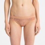 Dámské kalhotky QF4908E-YUT lososová – Calvin Klein