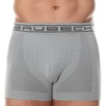 Pánské bezešvé boxerky Brubeck Comfort Cotton šedé