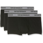 Boxerky 3pcs 111357 CC717 00120 černá – Emporio Armani