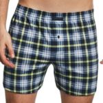 Pánské trenýrky Comfort 146 káro vzor