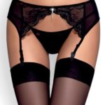 Podvazkový pás Charms garter belt black