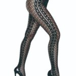 Vzorované dámské punčochové kalhoty BACI 50002-9