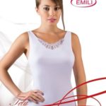Bílá dámská košilka Emili Tela S-XL