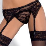 Dámský podvazkový pás a tanga Catia garter belt