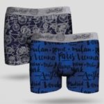 Pánské boxerky John Frank JF2BEF13 2PACK