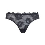 Tanga My Class Pizzo černá – Lormar