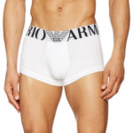 Boxerky 111389 CC716 00010 bílá – Emporio Armani