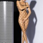 Dámské bodystocking N102 – body s pučochovými kalhotami