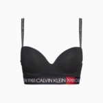 Podprsenka push-up QF5441E-001 černá – Calvin Klein