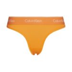 Tanga QF1672E-6TQ oranžová – Calvin Klein