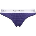 Tanga QF4650E-XS6 modrá – Calvin Klein