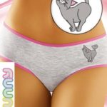 Dámské kalhotky Funny 2504 – kočka – Wolbar