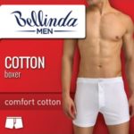 Pánské boxerky COTTON BOXER – BELLINDA – bílá