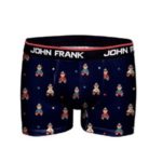 Pánské boxerky John Frank JFBD02 CH-Teddy