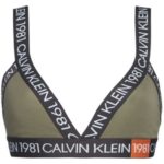 Podprsenka bez kostice QF5447E-7GV khaki – Calvin Klein