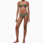 Podprsenka push-up QF1832E-7GV khaki – Calvin Klein