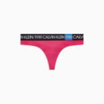 Tanga QF5448E-8ZK růžová – Calvin Klein