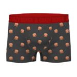 Pánské boxerky Crazy Boxer Organic Cotton Burger A’2