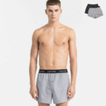 Calvin Klein 2Pack Trenky Černé Se Vzory