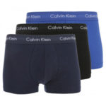 Calvin Klein 3Pack Boxerky Black, Blue & Blue Royal LR