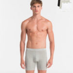 Calvin Klein 3Pack Boxerky Dlouhé Bílé, Šedé A Černé