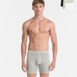 Calvin Klein 3Pack Boxerky Dlouhé Grey, White and Black