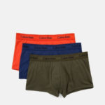 Calvin Klein 3Pack Boxerky Orange, Blue, Khaki LR