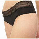 Calvin Klein Brazilky Logo Lace Black