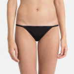 Calvin Klein Kalhotky Sheer Marquisette Black