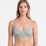 Calvin Klein Podprsenka Bralette Body Šedá