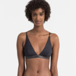 Calvin Klein Podprsenka Triangle Dual Tone Grey