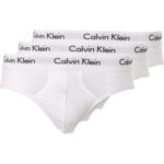 Calvin Klein Slipy Stretch Bílé 3pack