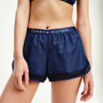 Dámské šortky UW0UW02153-CUN modrá – Tommy Hilfiger