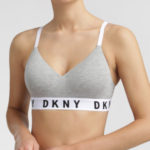 DKNY Podprsenka Cozy Wirefree Šedá