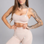 Gym Glamour Podprsenka Seamless Beige