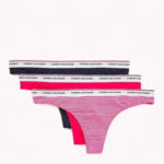 Tommy Hilfiger 3Pack Tanga Claret Red&Navy