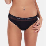 Tommy Hilfiger Microfibre Tanga Black