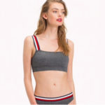 Tommy Hilfiger Podprsenka Blocked Dark Grey