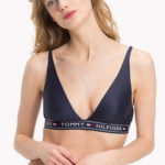 Tommy Hilfiger Podprsenka Triangle Bralette Navy