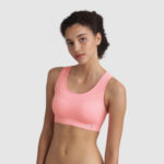 Bezešvá podprsenka CHAMPION CROP TOP SEAMLES BRA – CHAMPION – růžová