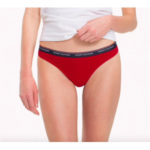 Tommy Hilfiger 3Pack Tanga Red, Atlantic Deep & Navy