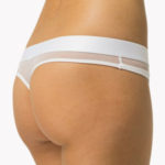 Tanga UW0UW00064 100 bílá T|O Tommy Hilfiger